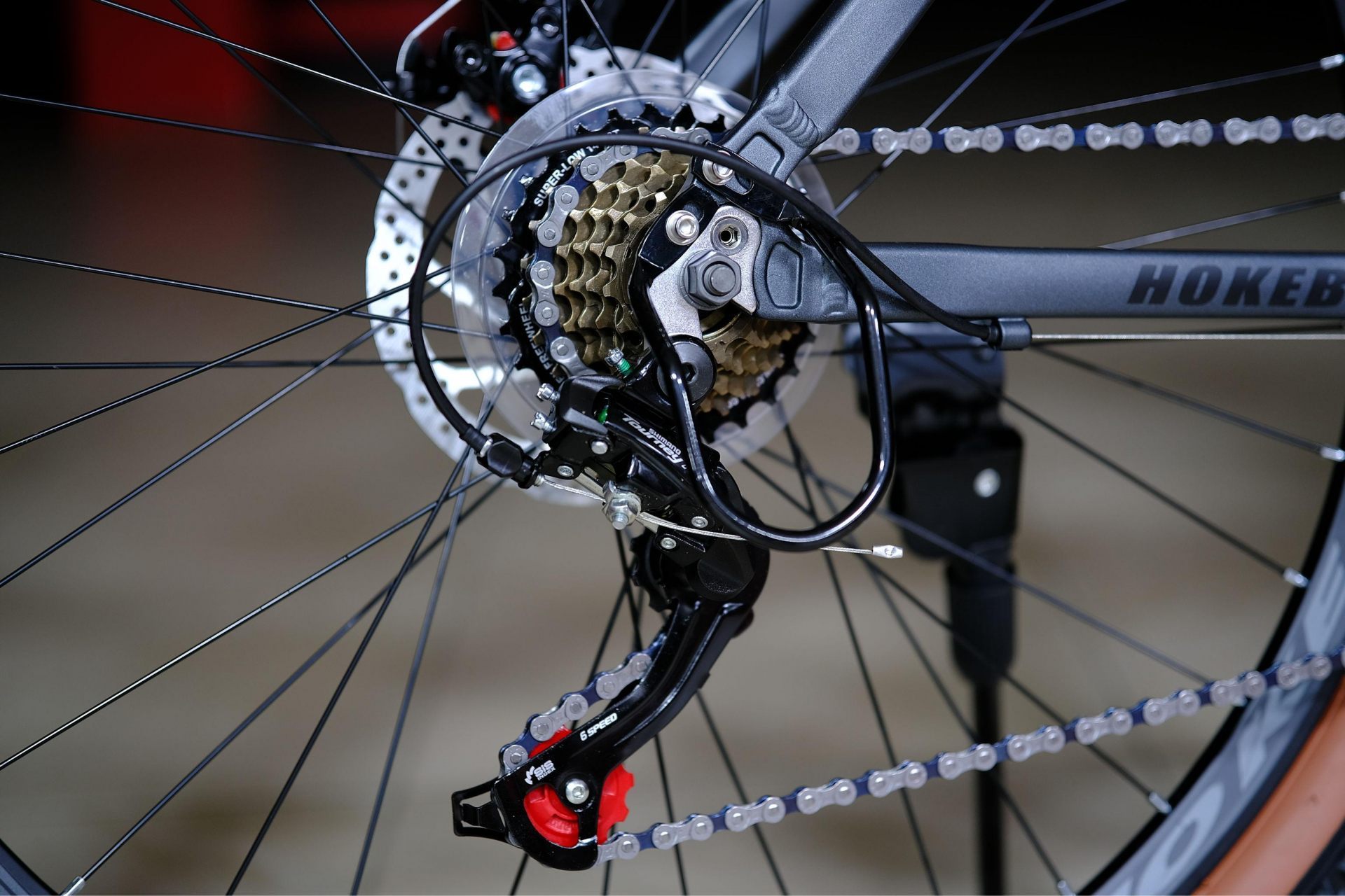 Задний переключатель Shimano Tourney TZ500 оригинал
 HOKE ONE WAY 27,5 матовый серый