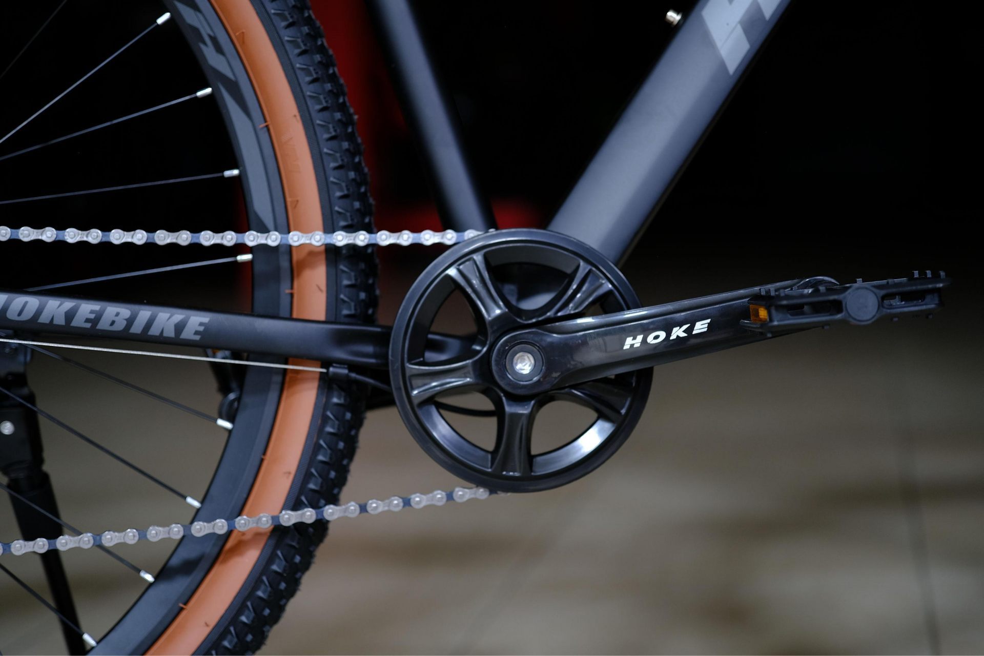 Система (шатун) сталь 36T под квадрат
 HOKE ONE WAY 29 матовый чёрный 21